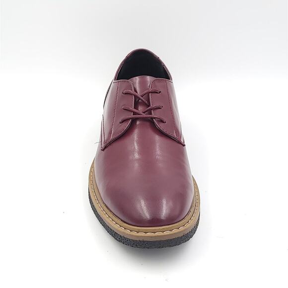 Alfani Men Plain Toe Oxfords Lincoln Size US 9M Wine Red Faux Leather main image 5